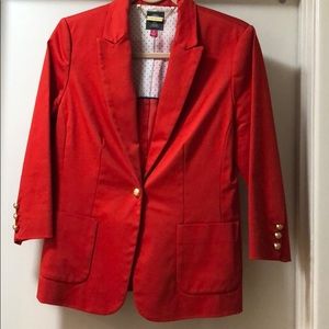 Vince Camuto Red Blazer size 6